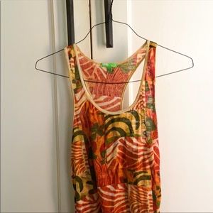 Bdg plant pattern tank top
